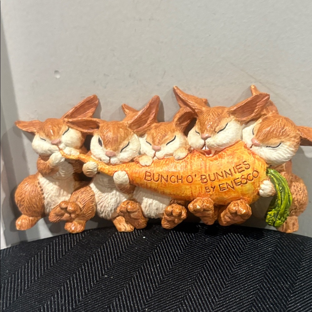 Enesco 1998 Bunches O Bunnies Plaque